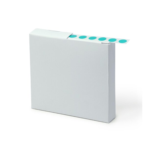 Nevs Cryo Label Dots 9.5mm Dots for 0.5-1.5ml Tubes Green Roll Form LCD-38-G - main